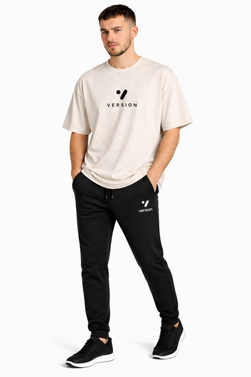 Tracksuit V-114 Of White Cotton Shirt Trouser Micro