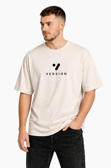 Premium V-123 Cream Shade T Shirt 100% Cotton