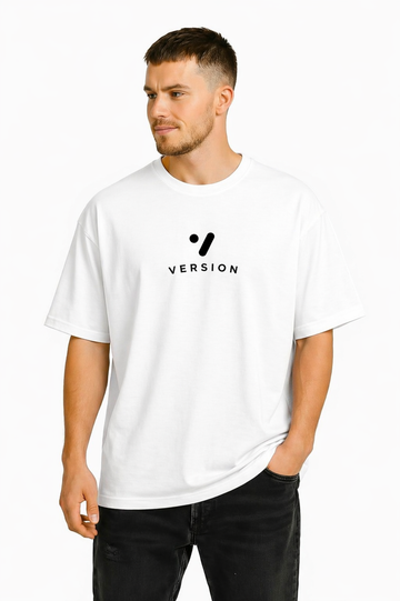 Premium V-122 Pure White T Shirt 100% Cotton